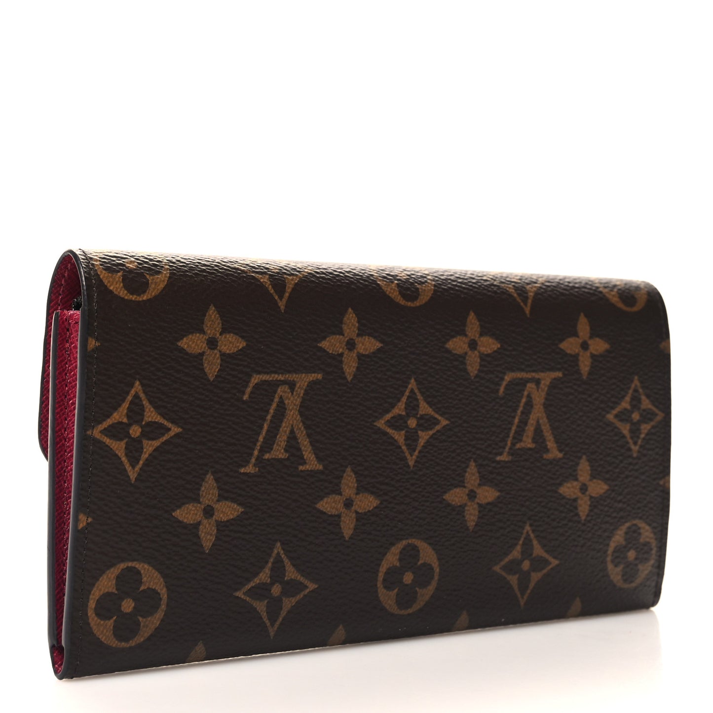 Monogram Emilie Wallet Fuchsia