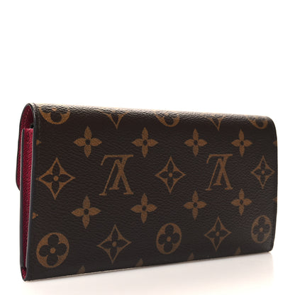 Louis Vuitton Monogram Emilie Wallet Fuchsia 3 of 6