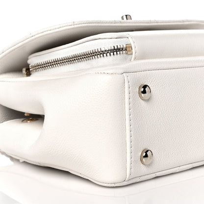 Chanel Caviar Quilted Small Business Affinity Flap White 8 of 10