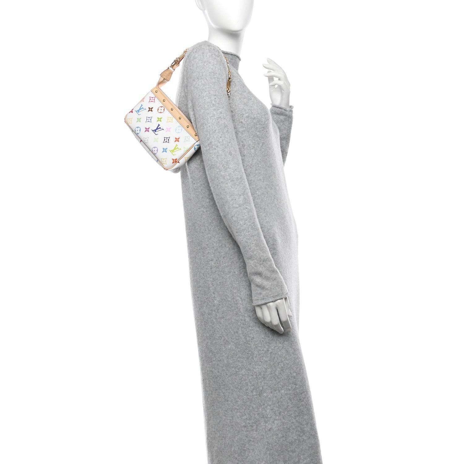 Louis Vuitton LV X TM Monogram Multicolor Pochette Accessories White 2 of 10