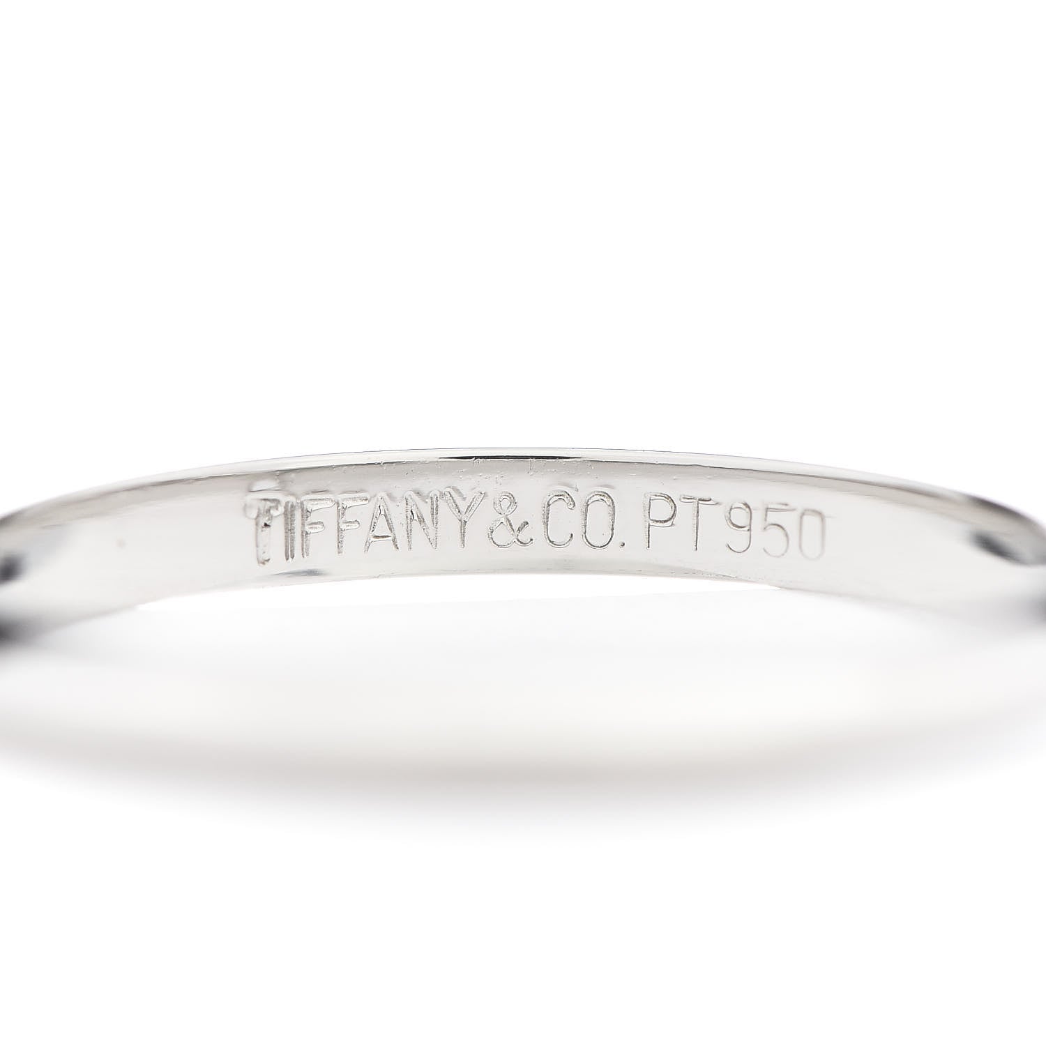 Tiffany Platinum 2mm Knife Edge Band Ring 51 5.75 4 of 4