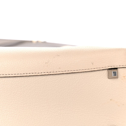 MCM Grained Calfskin Large Milla Hobo Natural 16 of 19