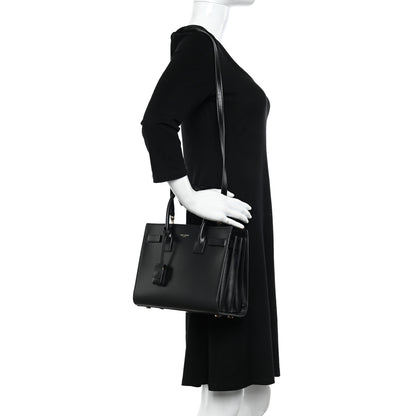Saint Laurent Calfskin Baby Sac De Jour Black 2 of 9
