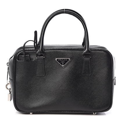 Prada Saffiano Lux Bauletto Black 1 of 10