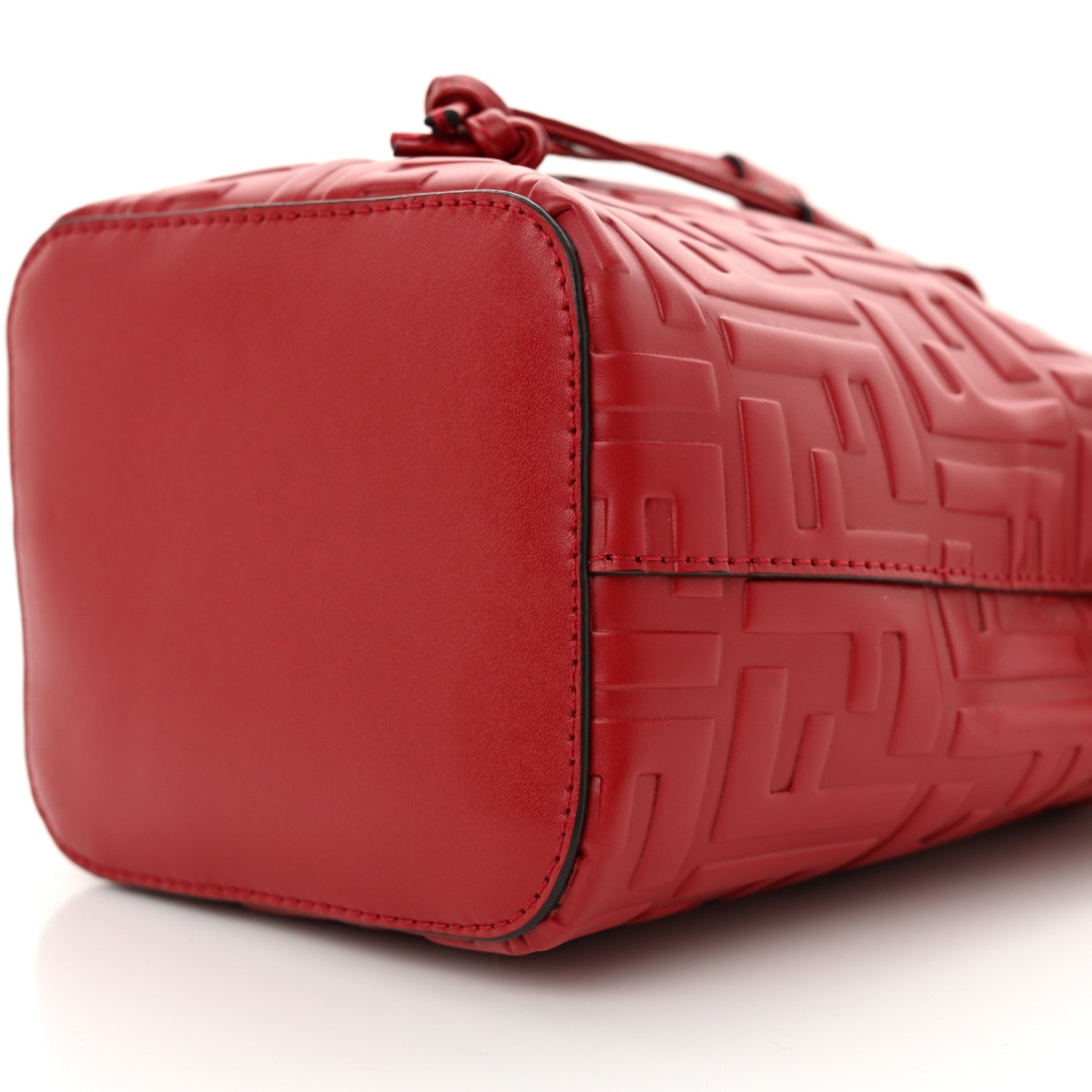 Fendi Vitello Liberty F is Fendi FF 1974 Embossed Mini Mon Tresor Bucket Bag Fragola 10 of 11