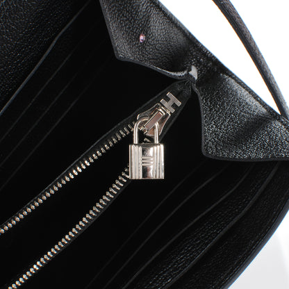 Hermes Chevre Kelly Longue Wallet Black 9 of 9
