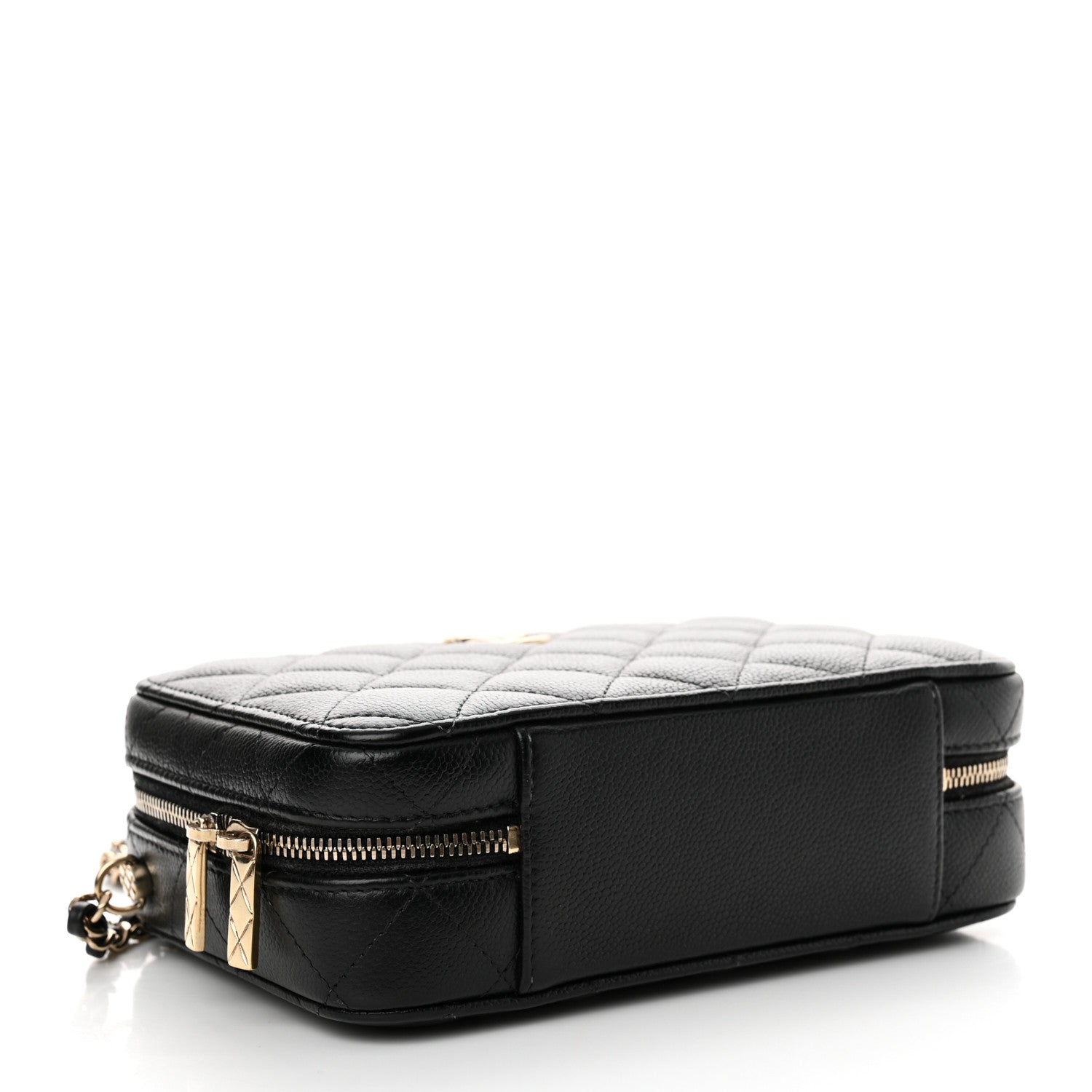 Chanel Caviar Quilted Vanity Case Black 5 of 12