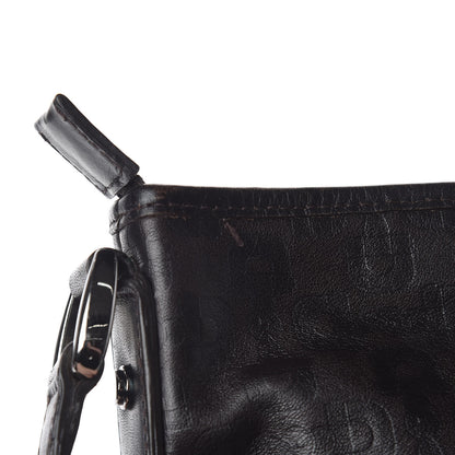 Gucci Calfskin Horsebit Embossed Abbey Messenger Dark Brown 13 of 13