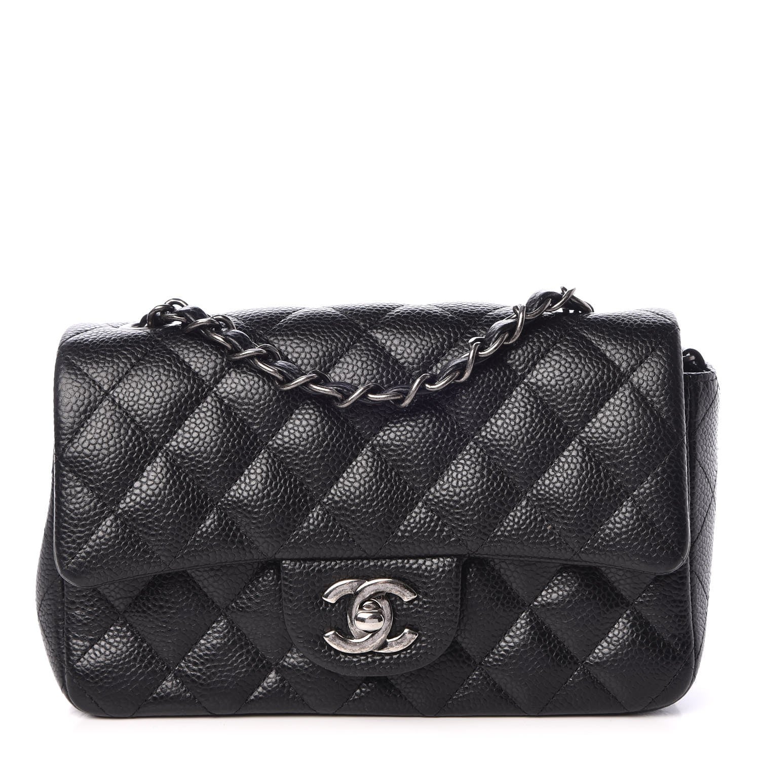 Chanel Caviar Quilted Mini Rectangular Flap Black 1 of 8