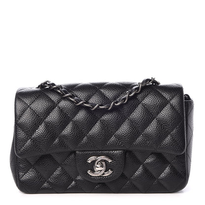 Chanel Caviar Quilted Mini Rectangular Flap Black 1 of 8