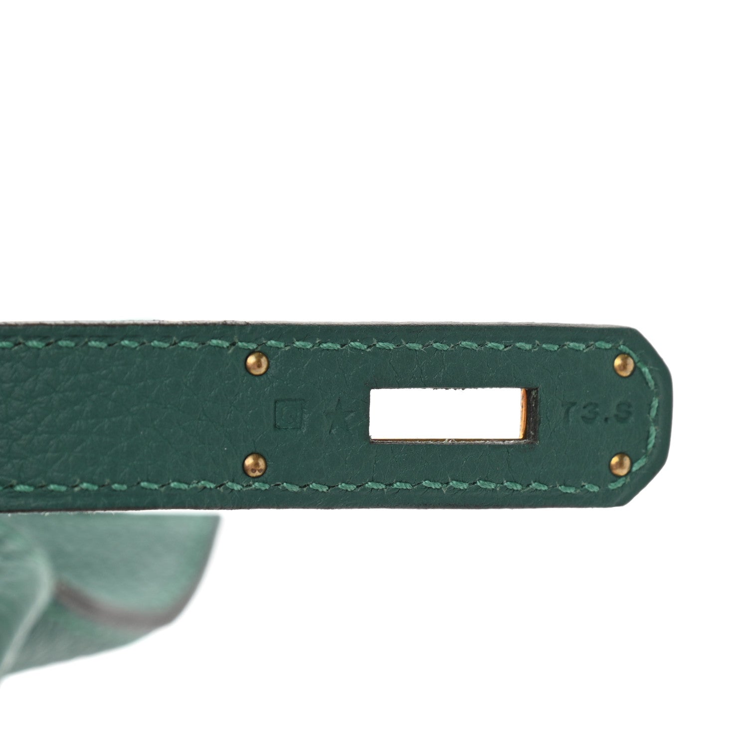 Hermes Togo Kelly Retourne 32 Malachite 7 of 15