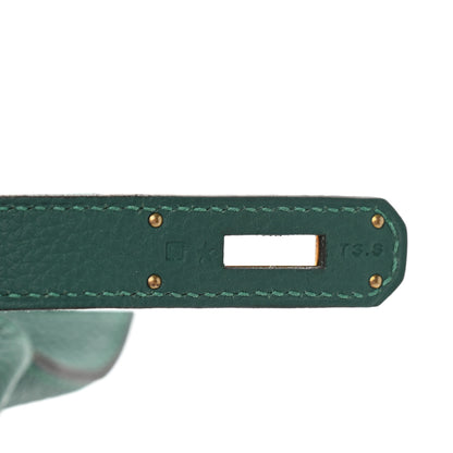 Hermes Togo Kelly Retourne 32 Malachite 7 of 15