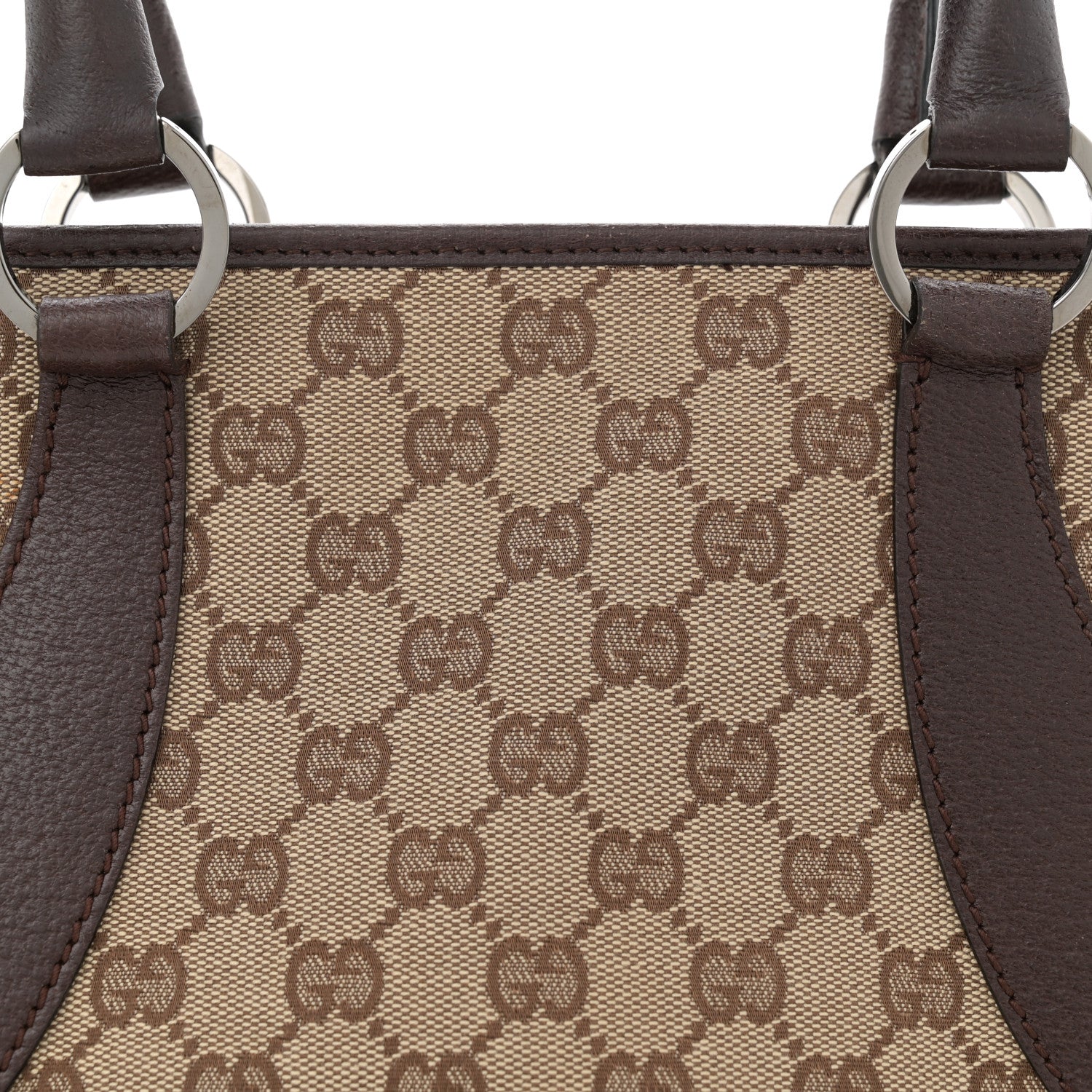 Gucci Monogram Shoulder Bag Dark Brown 8 of 10