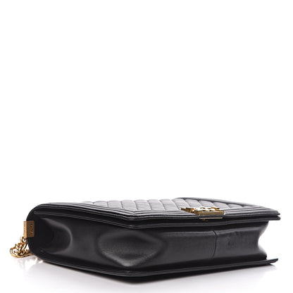 Chanel Lambskin Quilted Large Boy Flap Black 4 of 16