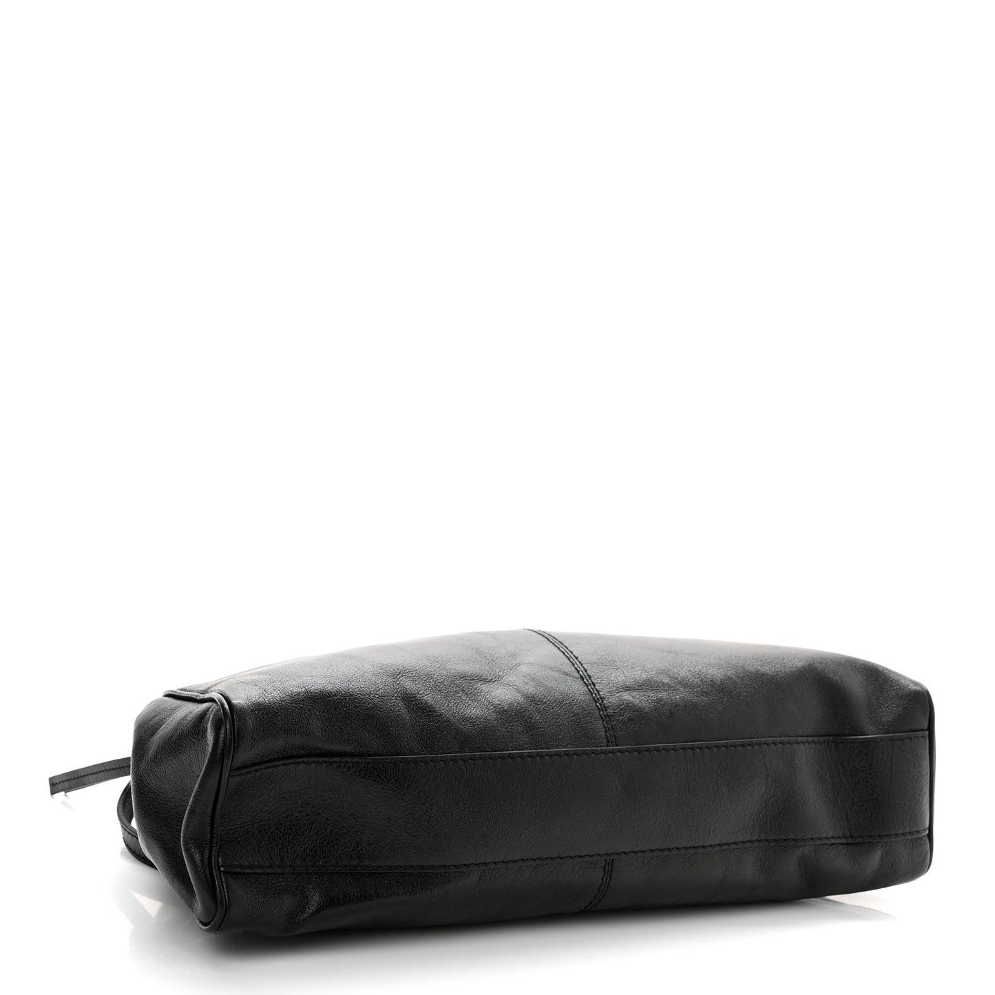 Calfskin Medium Re(Belle) Top Handle Bag Black
