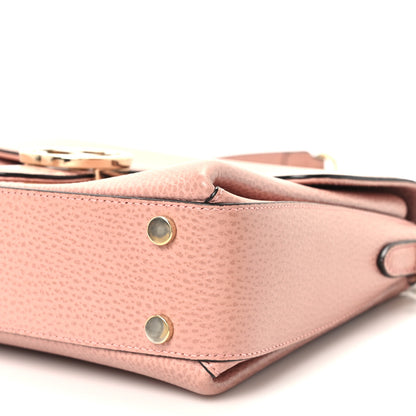 Gucci Dollar Calfskin Interlocking G Top Handle Shoulder Bag Soft Pink 9 of 9