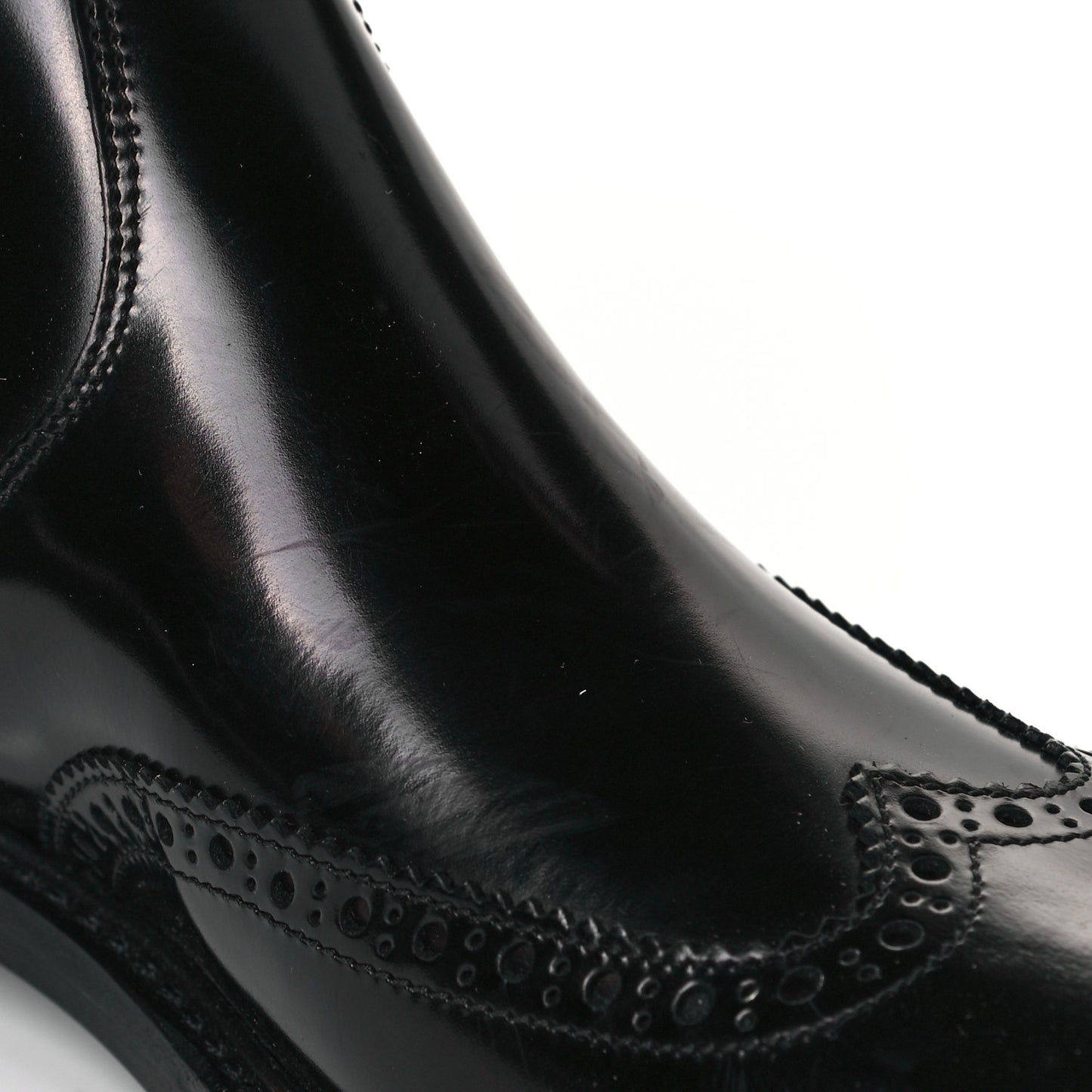 Calfskin Army Chelsea Boots 38 Black