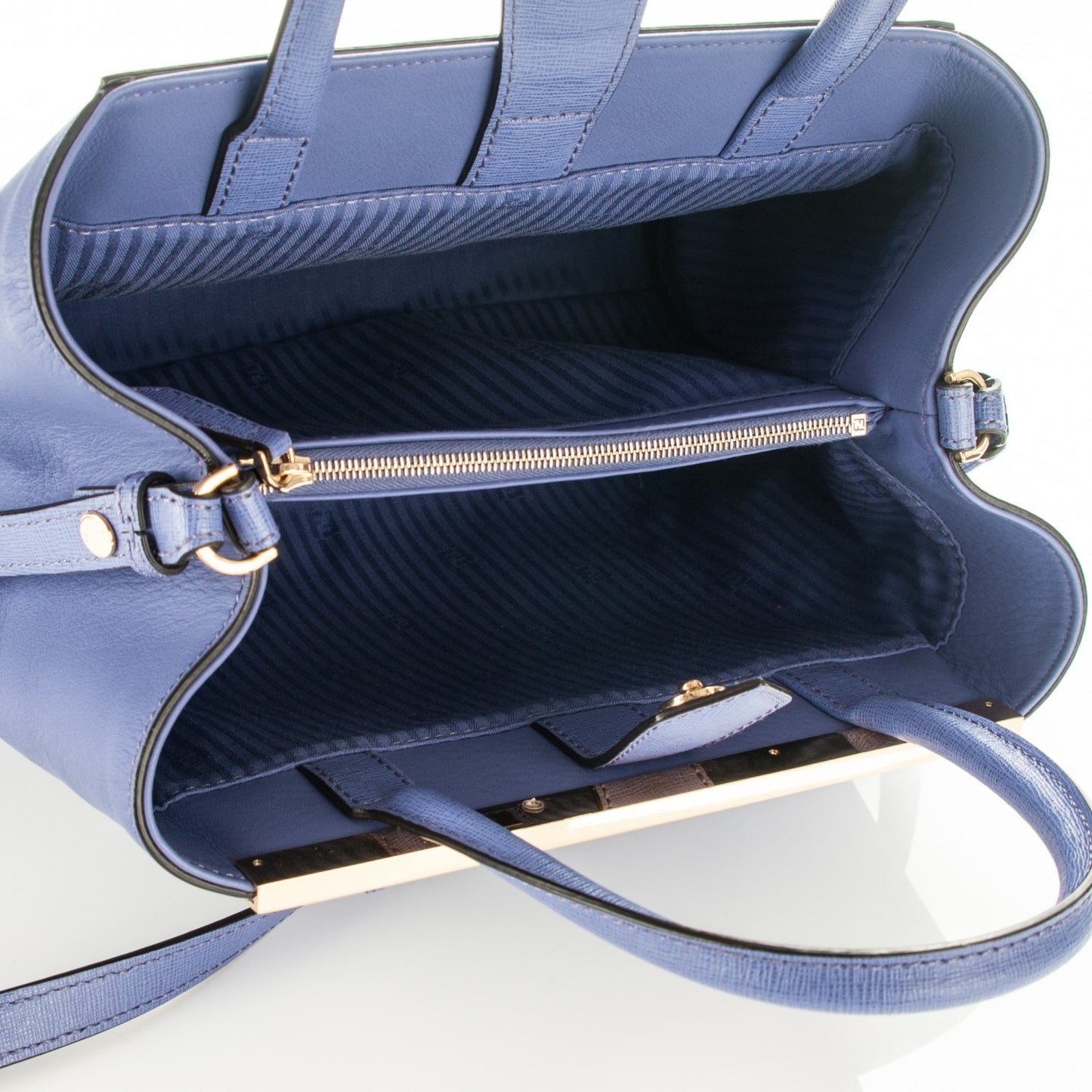Vitello Elite Petite 2Jours Tote Viola Cassis