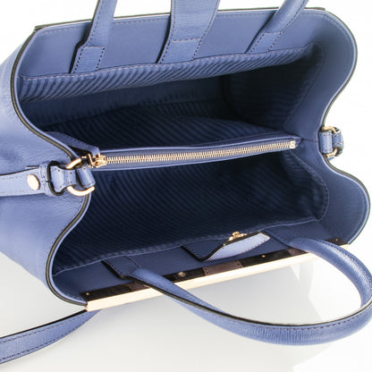 Fendi Vitello Elite Petite 2Jours Tote Viola Cassis 5 of 6