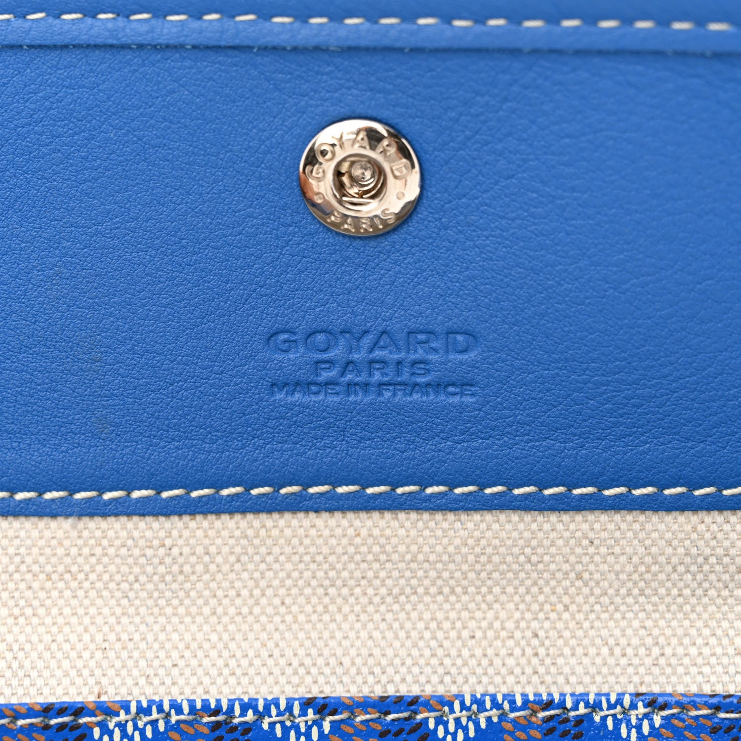 Goyard Goyardine Reversible Anjou PM Sky Blue 8 of 24