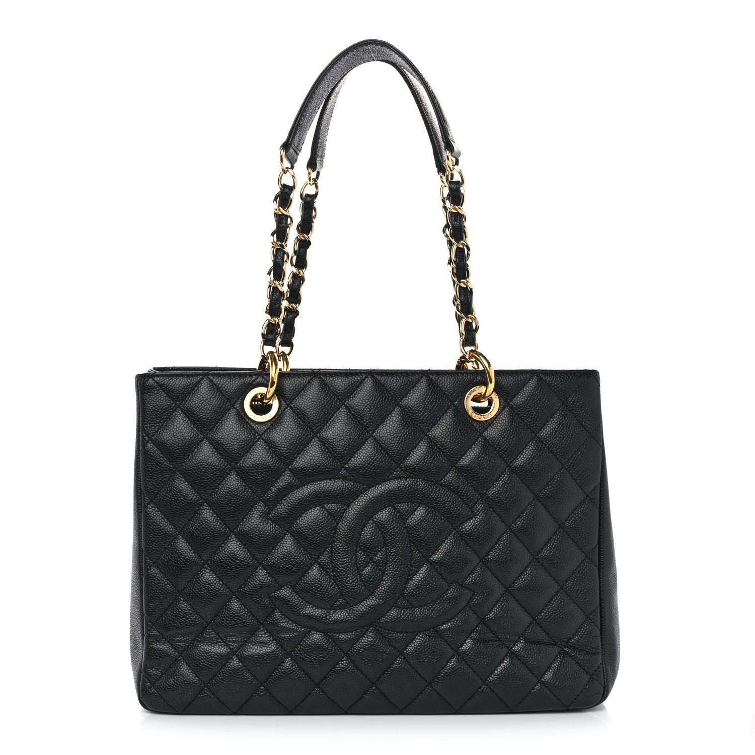 Chanel Caviar Quilted Grand Shopping Tote GST Black 1 of 10
