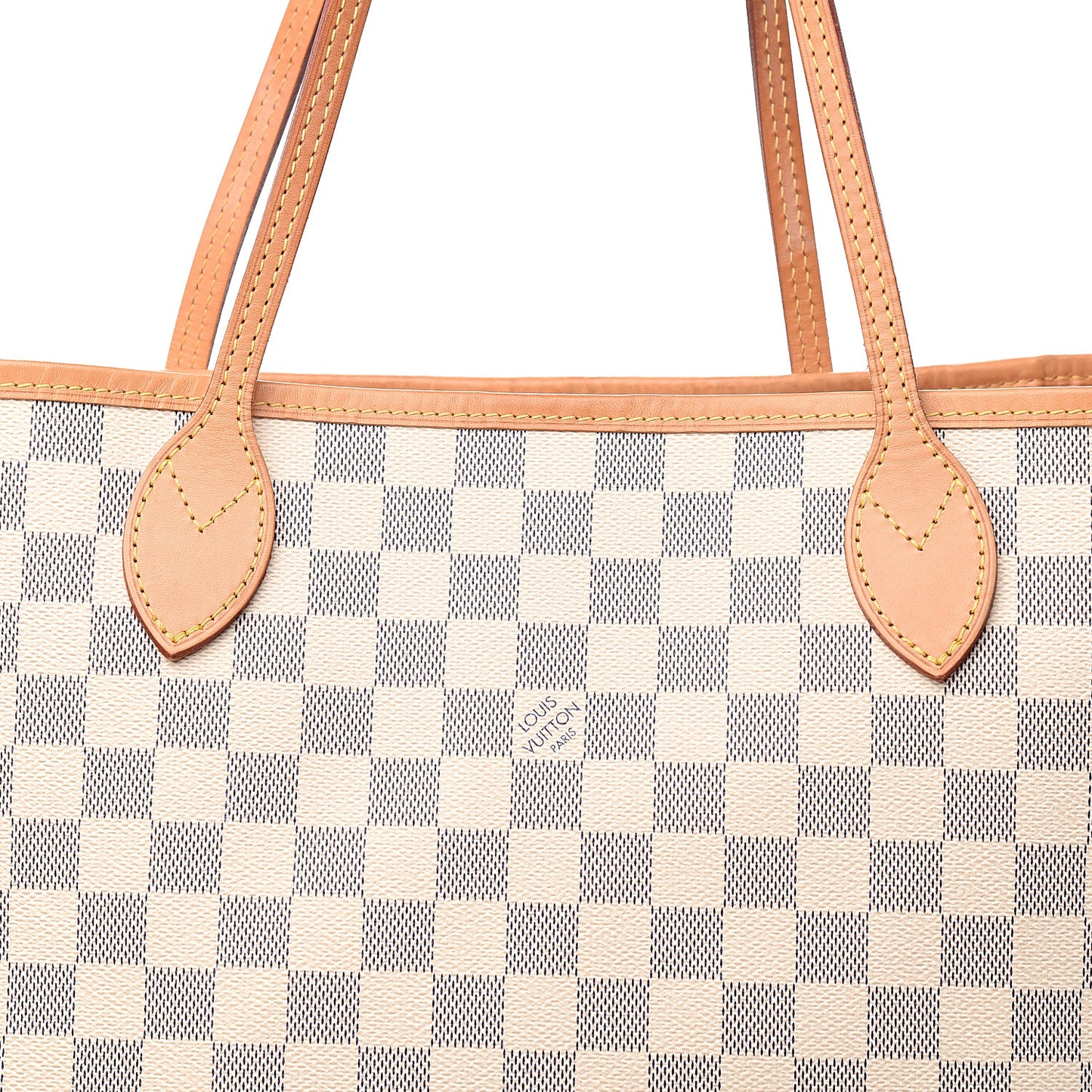 Damier Azur Neo Neverfull MM Rose Ballerine