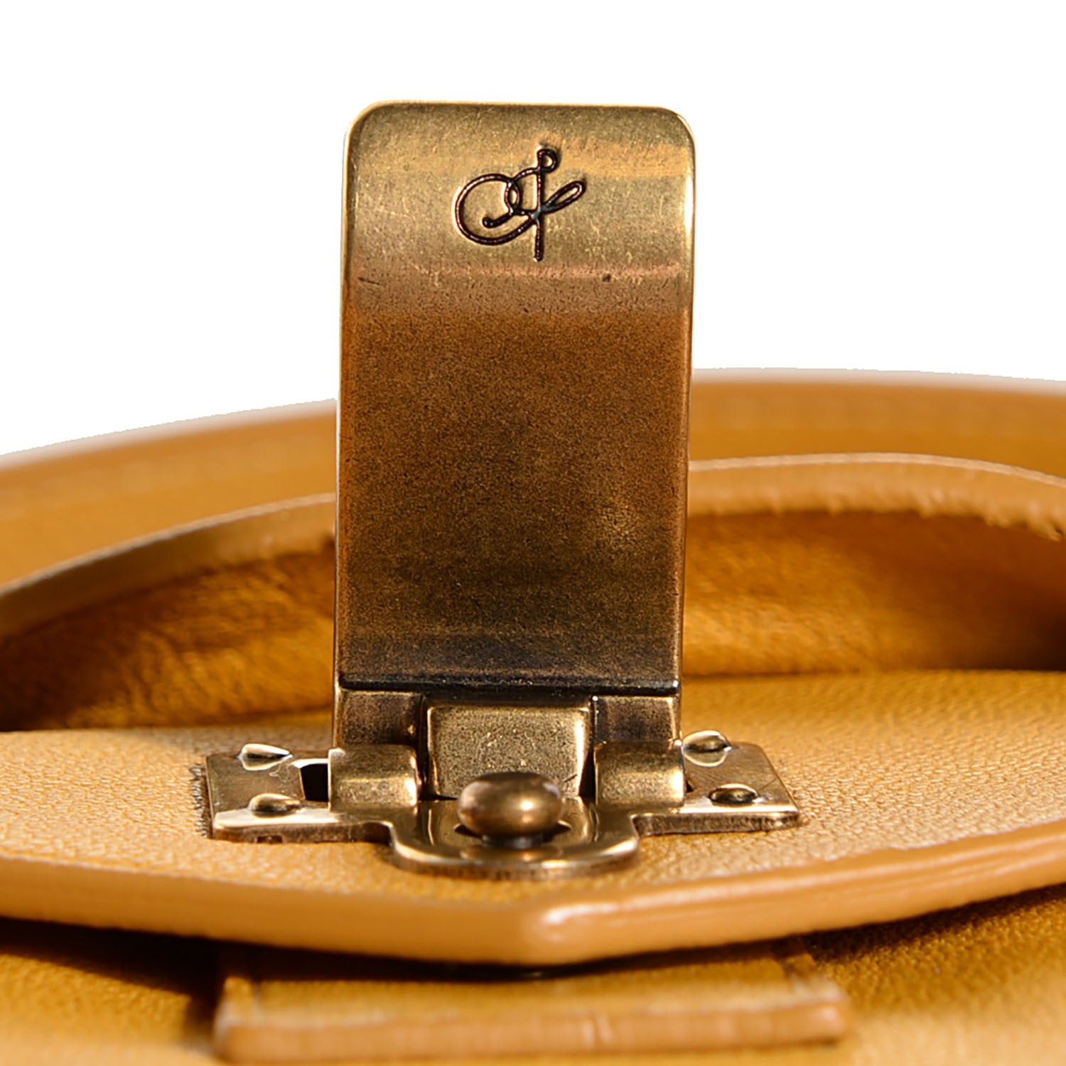 Proenza Schouler Lambskin Medium PS1 Satchel Mustard 10 of 13
