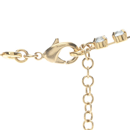 Chanel Crystal CC Long Necklace Gold Multicolor 5 of 7