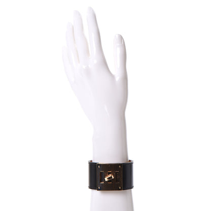 Hermes Chamonix Kelly Dog Bracelet Black 2 of 6