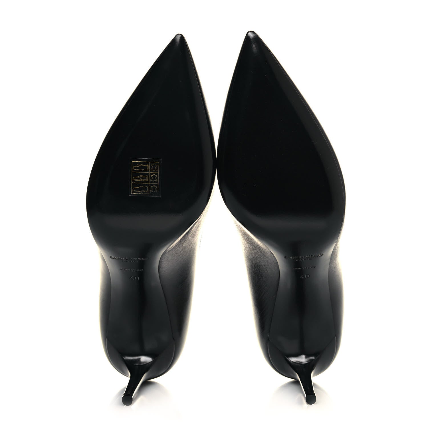 Saint Laurent Calfskin Zoe 85 Pumps 40 Black 5 of 9
