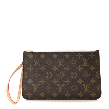 Louis Vuitton Monogram Neverfull MM GM Pochette Rose Ballerine 1 of 8