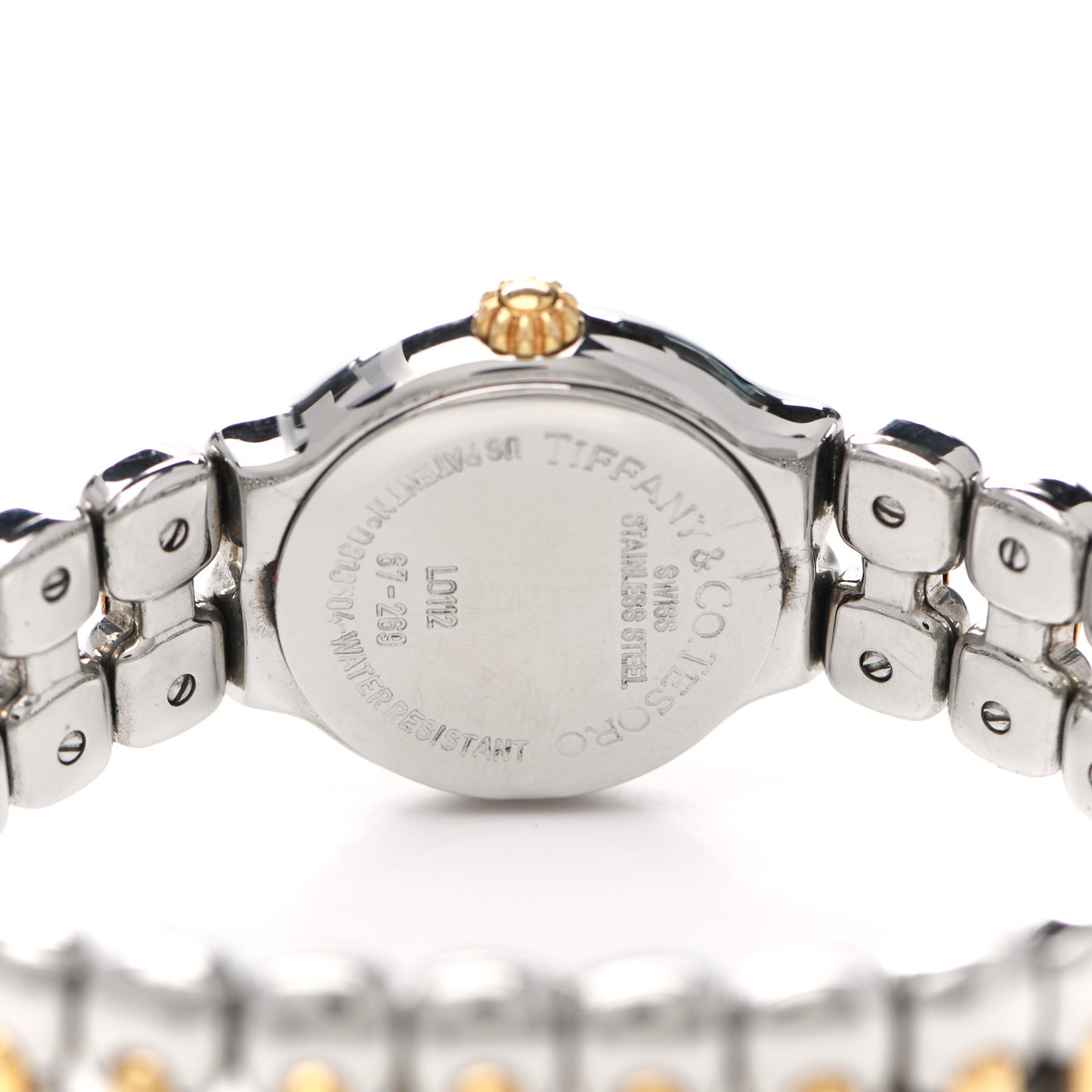 Stainless Steel 18K Yellow Gold 24mm Tesoro Quartz Watch