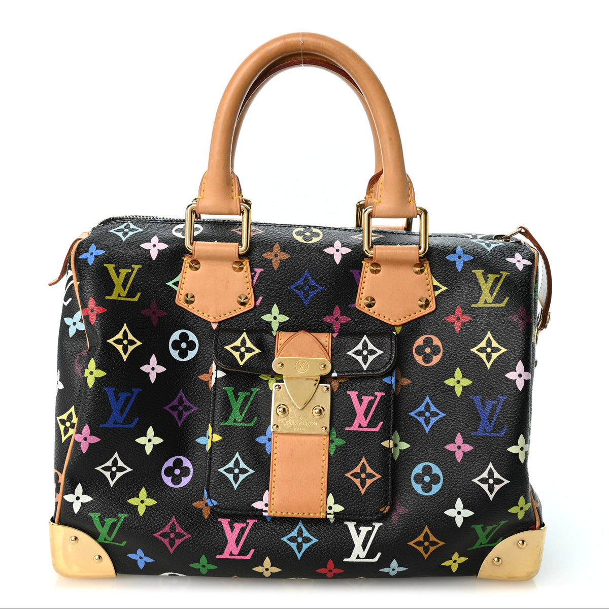 Monogram Multicolor Speedy 30 Black