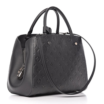 Louis Vuitton Empreinte Studded Montaigne MM Platine 3 of 9