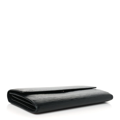 Louis Vuitton Epi Sarah Wallet Black 4 of 9