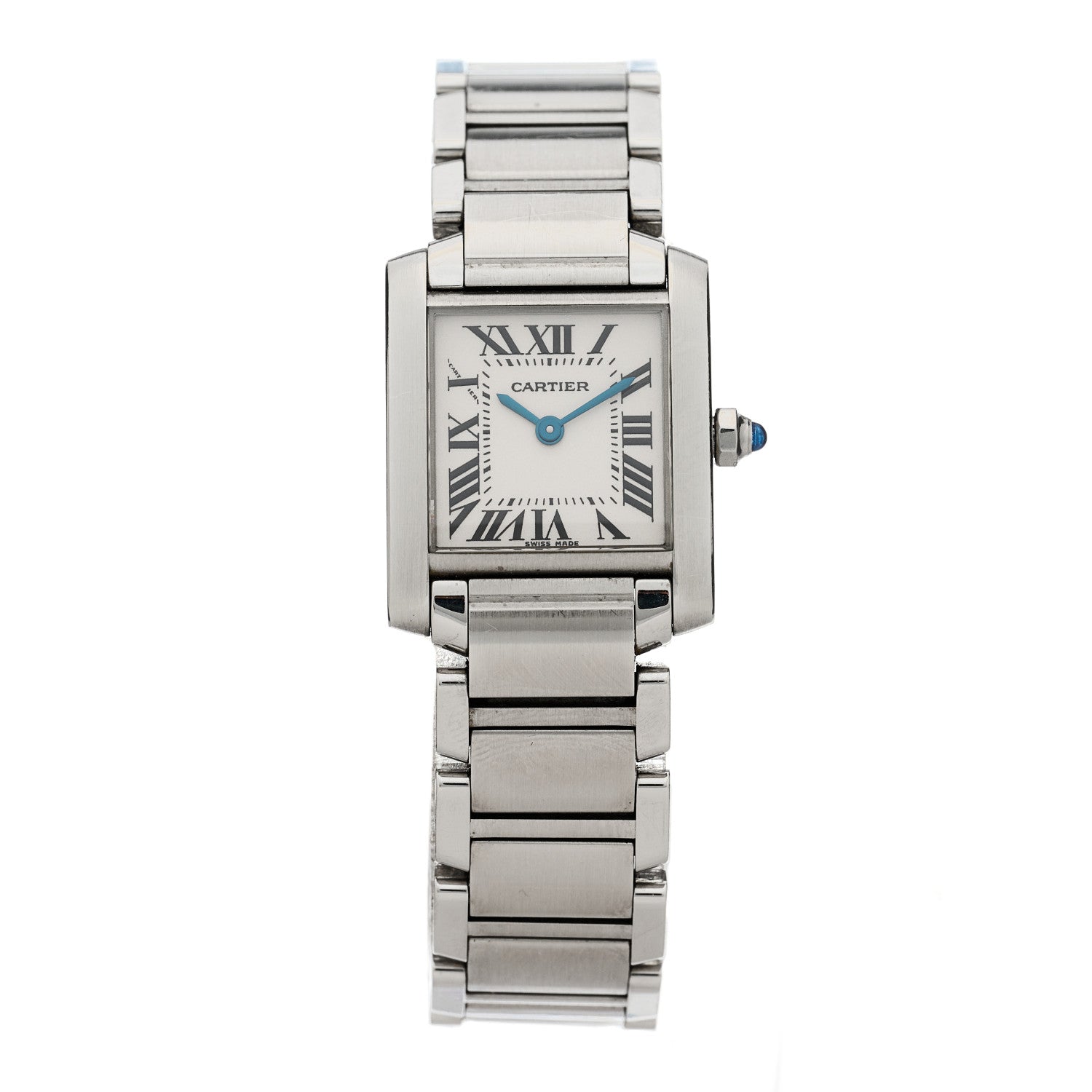 Cartier Stainless Steel 20mm Tank Francaise Quartz Watch 1 of 4