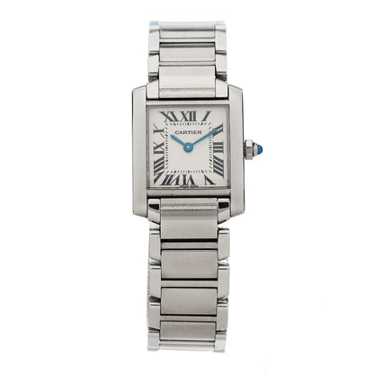 Cartier Stainless Steel 20mm Tank Francaise Quartz Watch 1 of 4