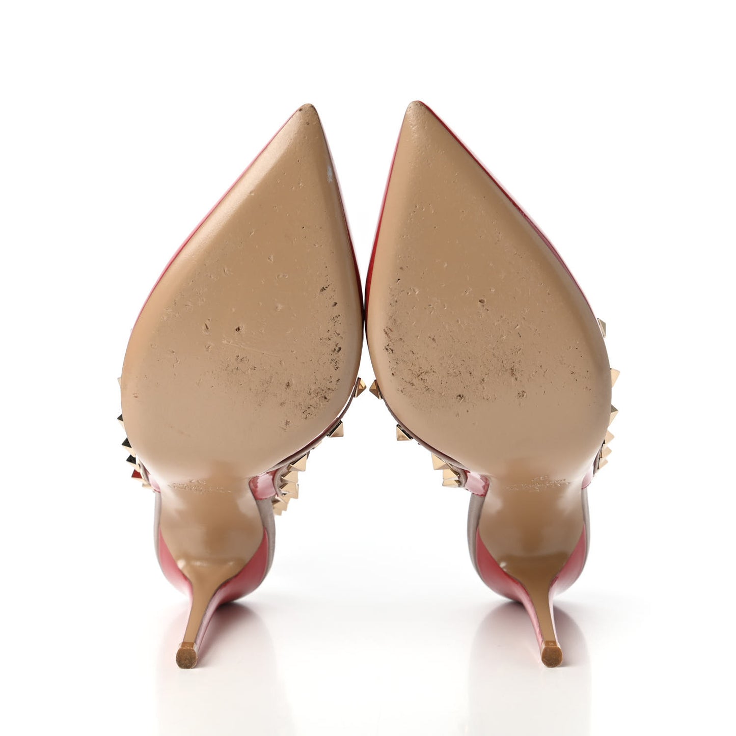 Patent Rockstud Ankle Strap 100mm Pumps 37 Rock Pink Poudre