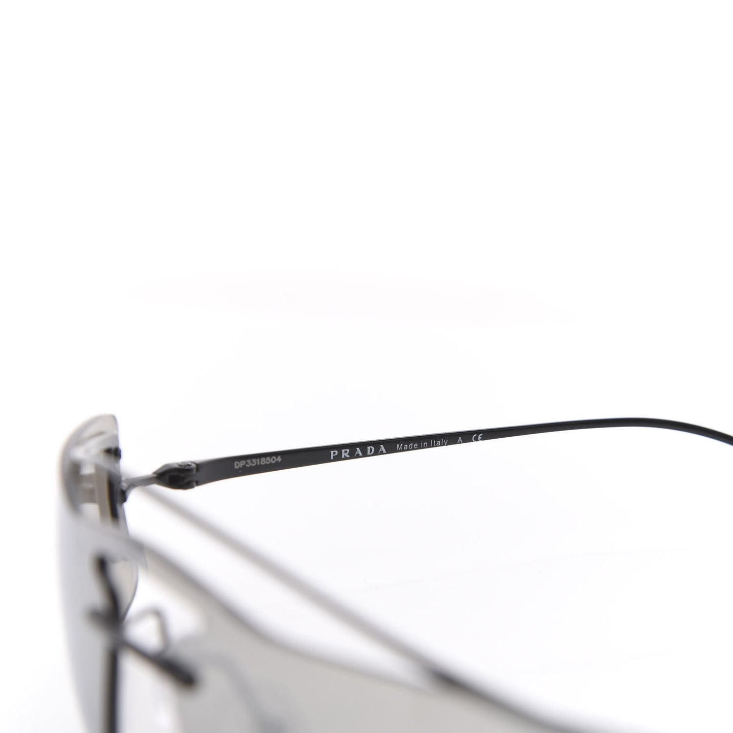 Rectangle Shield Sunglasses SPR 61V Black