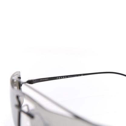 Prada Rectangle Shield Sunglasses SPR 61V Black 6 of 6