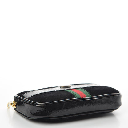 Gucci Suede Patent Ophidia Belted iPhone Case 85 34 Black 3 of 11