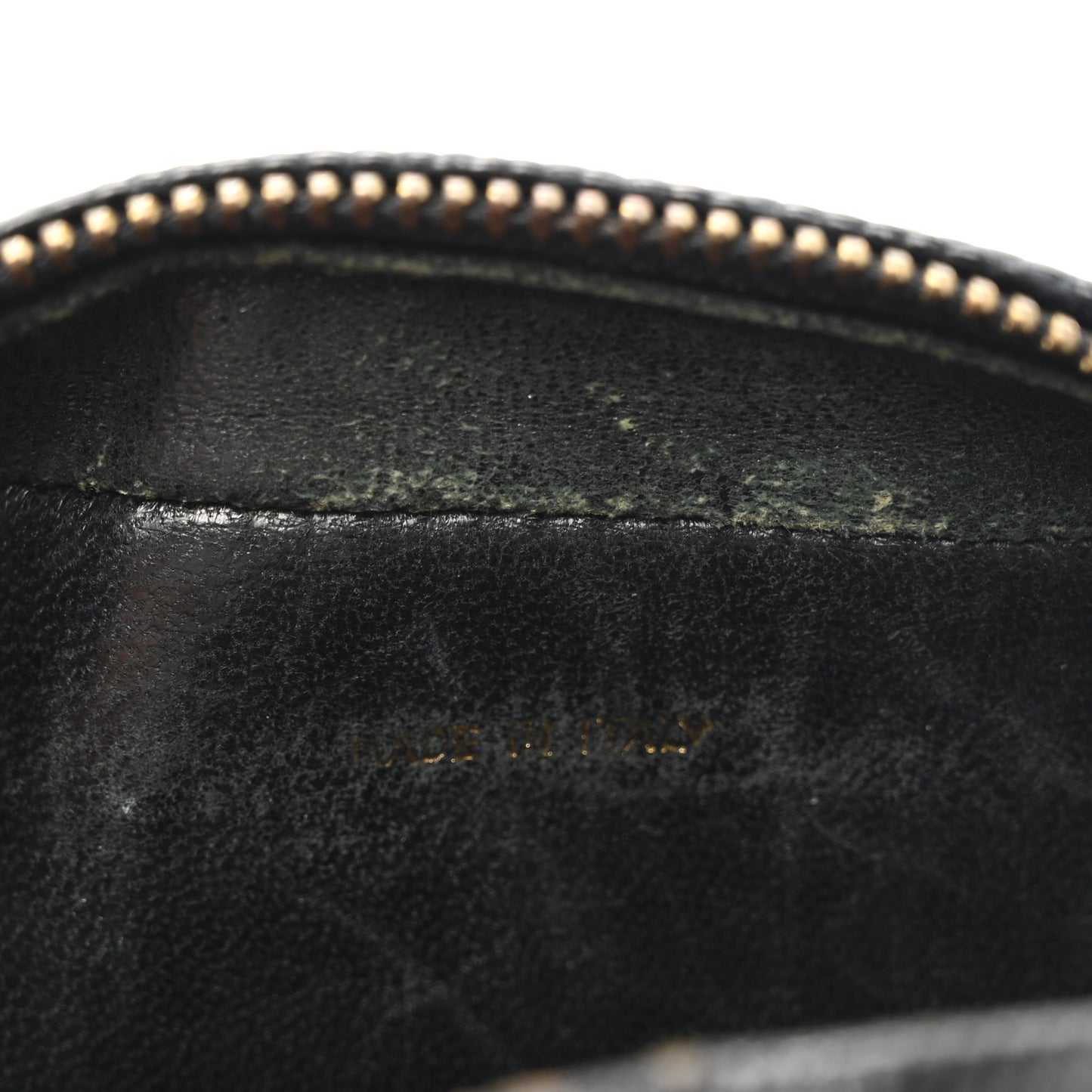 Lizard Quilted Small Tassel Camera Case Black