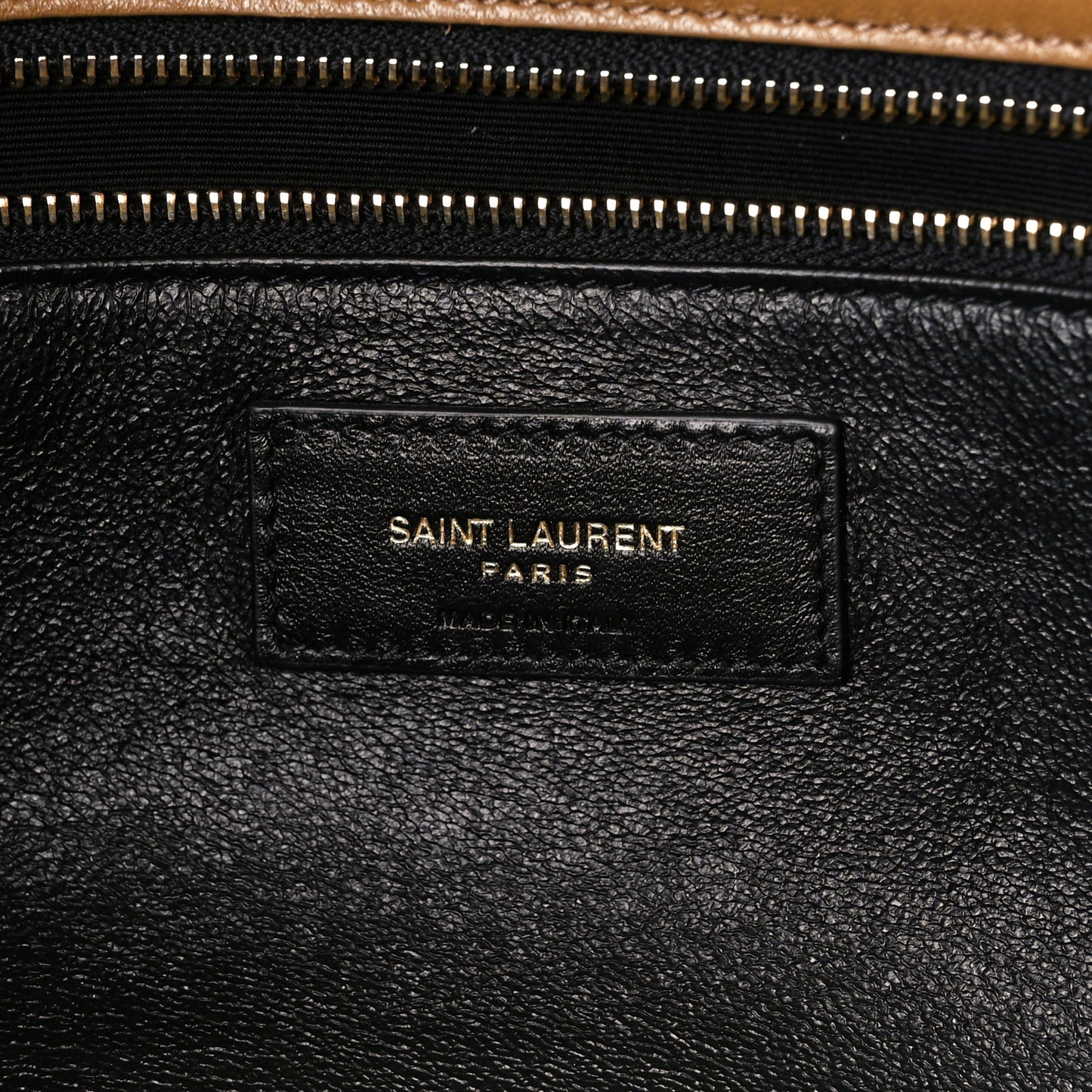 Shearling Lambskin Quilted Sade Puffer Envelope Clutch Natural Brown