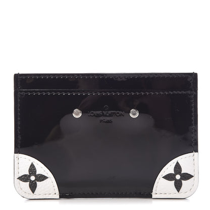 Louis Vuitton Patent Miroir Venice Card Holder Black 1 of 6