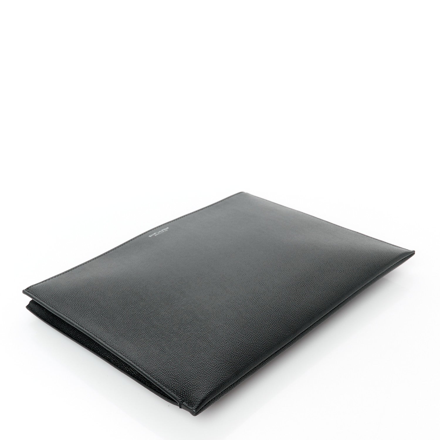Saint Laurent Grain De Poudre Zipped Tablet Holder Black 4 of 8