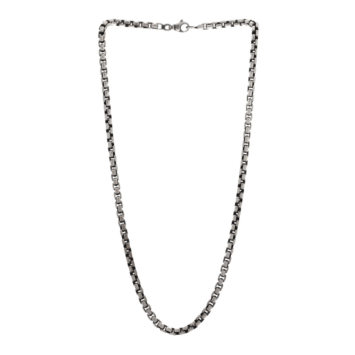 Sterling Silver 4.8mm Box Chain Necklace 20"