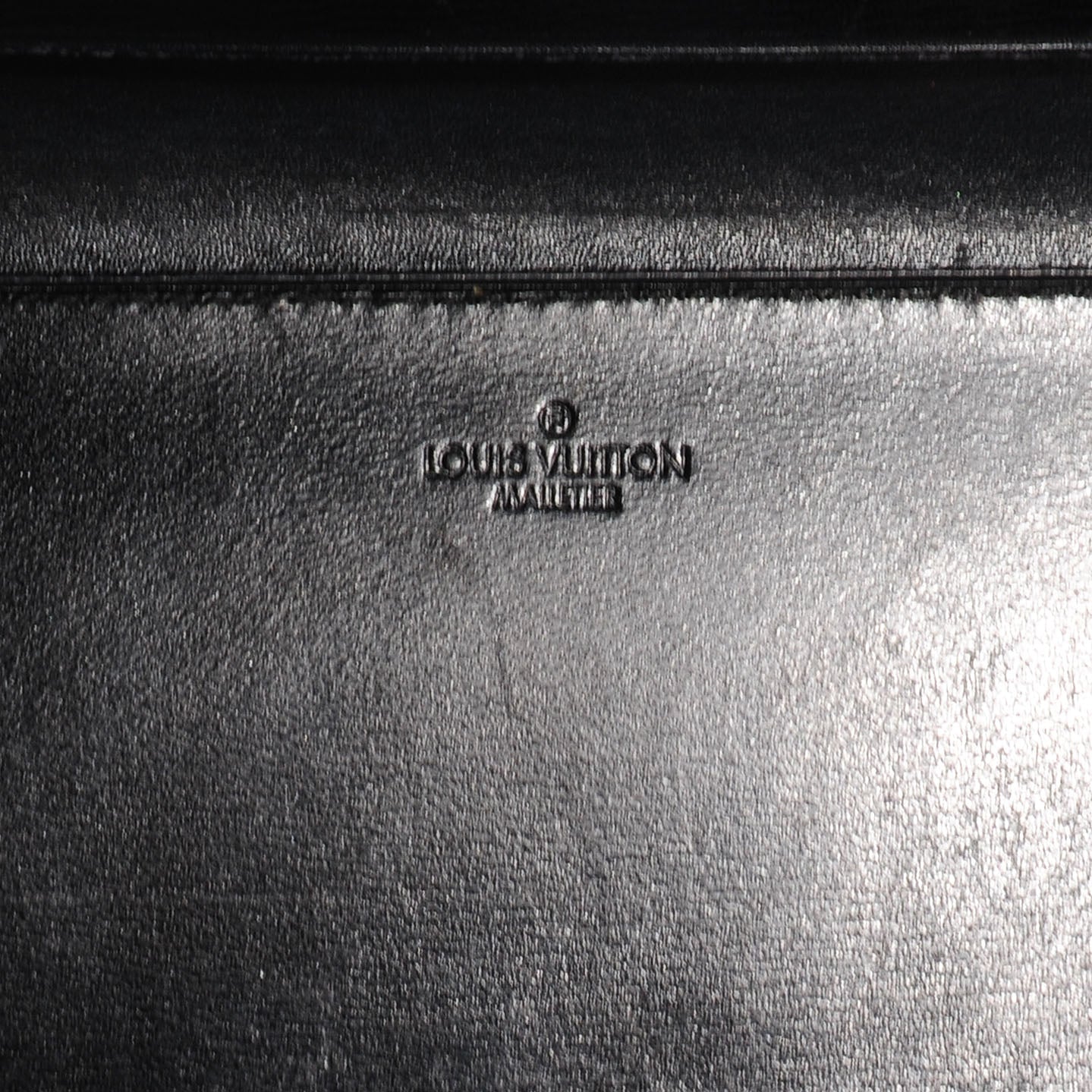 Louis Vuitton Epi Simple Checkbook Cover Black 6 of 6