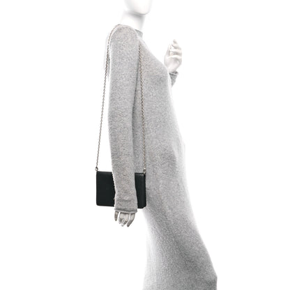 Louis Vuitton Epi Twist Belt Chain Wallet Black 2 of 10