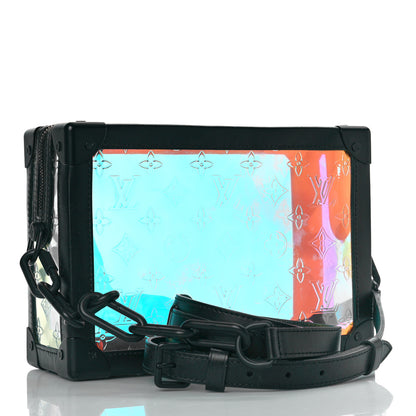 Louis Vuitton Calfskin PVC Monogram Solar Ray Soft Trunk Iridescent Prism Black 3 of 11
