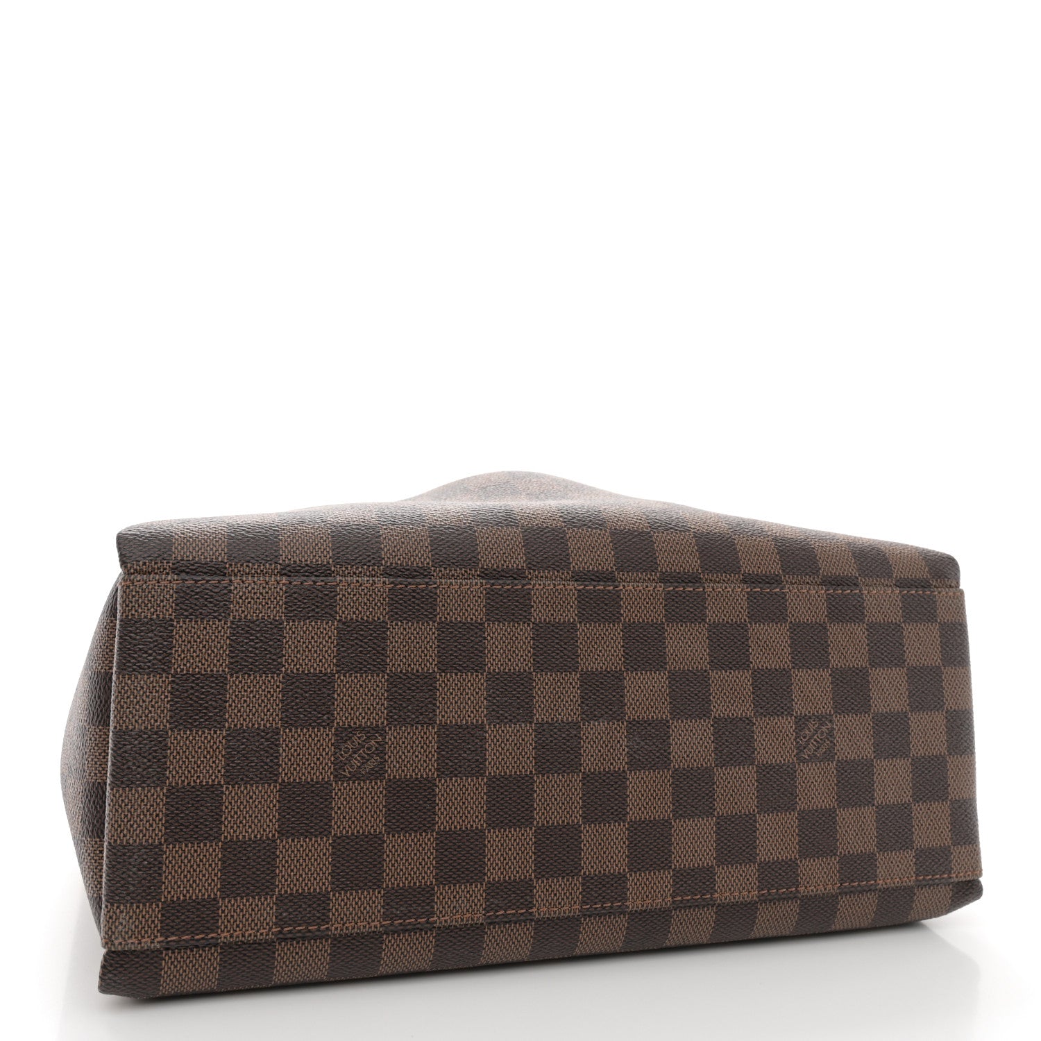 Louis Vuitton Damier Ebene Odeon Tote MM Black 4 of 9